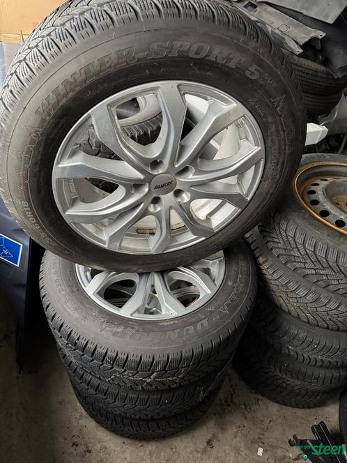 SUV Winterbandenset Dunlop 235-60-18 107 H Steek 5 x 114.3 M, Auto-onderdelen, Banden en Velgen, Banden en Velgen, Winterbanden
