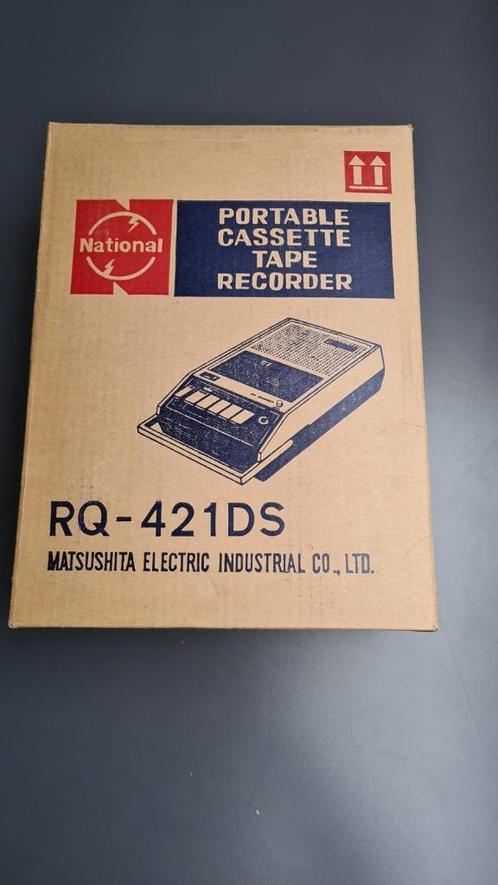 National Panasonic corp. Japan, RQ-421DS, nieuwstaat in box, Audio, Tv en Foto, Cassettedecks, Enkel, Overige merken, Ophalen of Verzenden