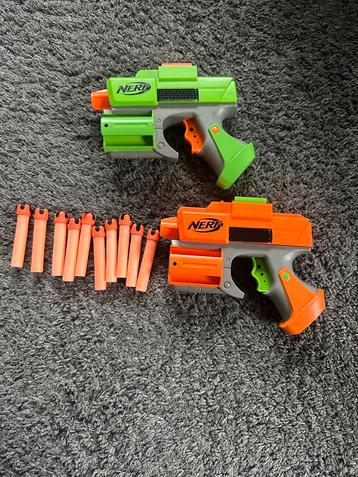 Nerf pistolen beschikbaar voor biedingen