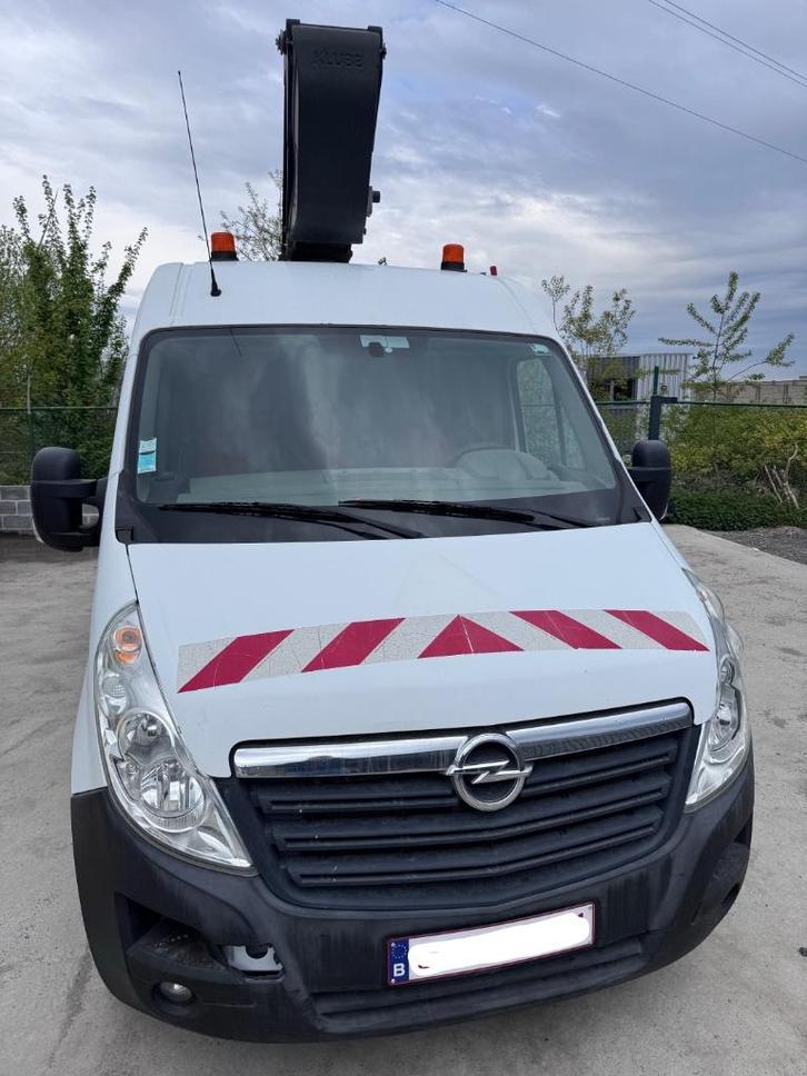 Nacelle Opel Movano, Auto's, Opel, Bedrijf, Movano, Diesel, Euro 5, Overige carrosserie, 5 deurs, Handgeschakeld, Wit, Blauw, Stof