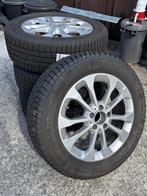 Echte Mercedes velgen 17inch met Continental winterbanden, Auto-onderdelen, Banden en Velgen, Ophalen, Velg(en), 17 inch, Winterbanden