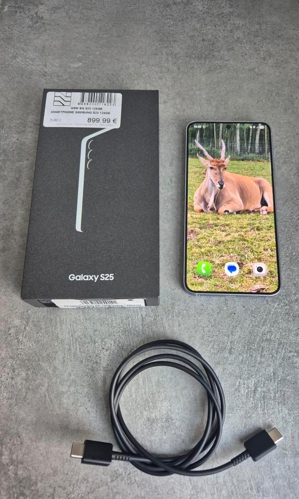 Gsm Samsung s25 in NIEUWstaat met garantie, Telecommunicatie, Mobiele telefoons | Samsung, Zo goed als nieuw, 128 GB, Ophalen