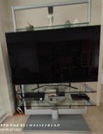 TV meubel, Huis en Inrichting, Ophalen, 100 tot 150 cm, Zo goed als nieuw, Glas