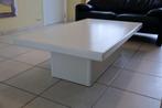 Witte salontafel, Huis en Inrichting, Tafels | Salontafels, Ophalen, 100 tot 150 cm, Modern, wit, 50 tot 100 cm