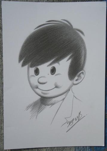 5 Prenten van tekenaar Jef Nys  beschikbaar voor biedingen