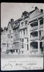 WESTENDE LES VILLAS DIGUE ZEEDIJK 1906  !, Verzamelen, Ophalen of Verzenden