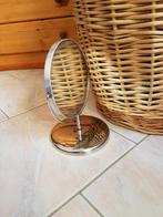 Miroir ancien, Antiquités & Art, Enlèvement ou Envoi, Rond, Moins de 50 cm, Moins de 100 cm