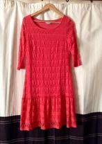 M/L rode kanten jurk, Kleding | Dames, Jurken, La redoute, Maat 42/44 (L), Ophalen of Verzenden, Zo goed als nieuw