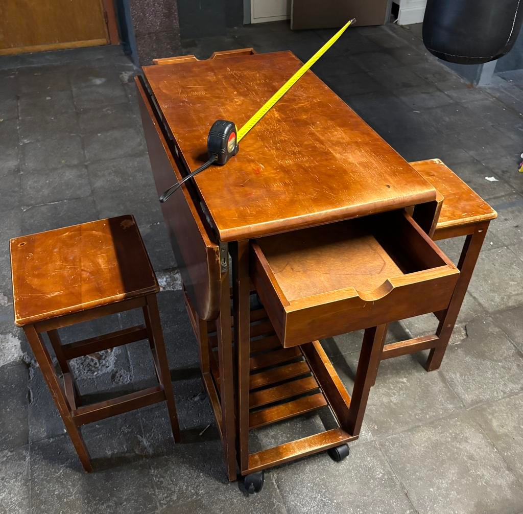 Table pliante design Artefact France, Maison & Meubles, Enlèvement, Utilisé, Rectangulaire, Bois