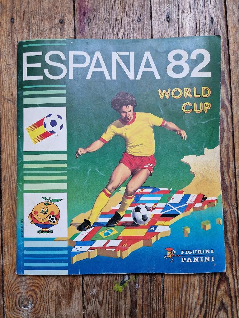 Album Panini Espana 82 World Cup original - Incomplet, Collections, Enlèvement ou Envoi, Utilisé, Sport