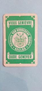 Carte à jouer Eecloo_Genever Van Hoorebeke green_joker_258, Enlèvement ou Envoi, Utilisé, Joker(s)