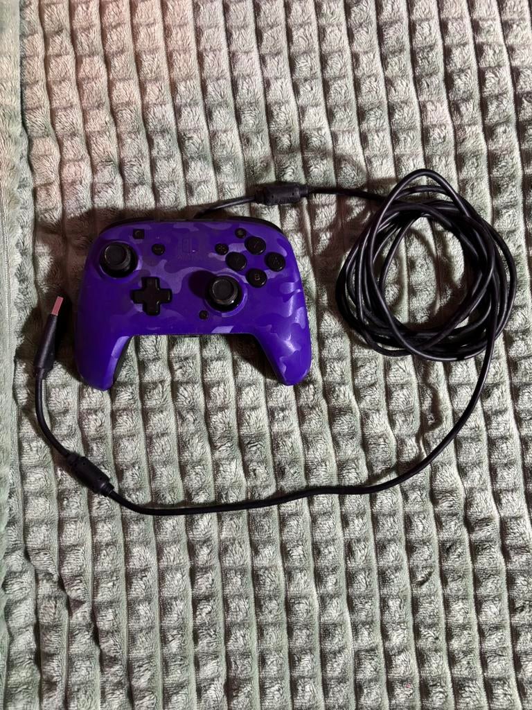 Nintendo switch controller paars, Ophalen of Verzenden, Zo goed als nieuw, Controller