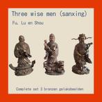 Ensemble de statues porte-bonheur chinoises vintage en bronz, Enlèvement, Bronze