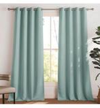 Verduisterende Gordijnen set 245 x 140 CM licht-groen NIEUW, Ophalen of Verzenden, Nieuw, Gordijnen of Lamellen