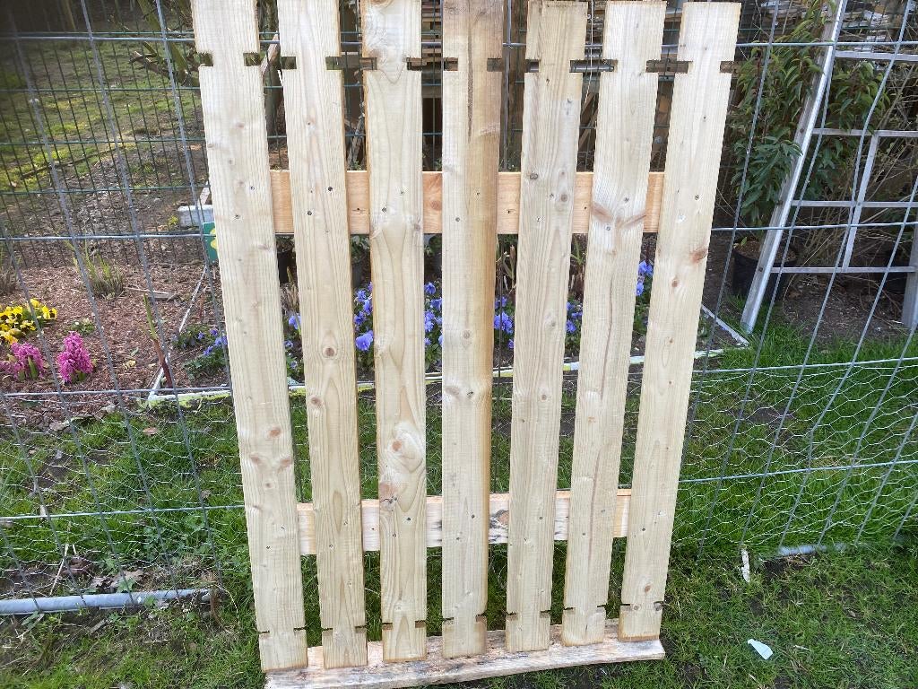 Porte de jardin, Enlèvement, Comme neuf, Bois