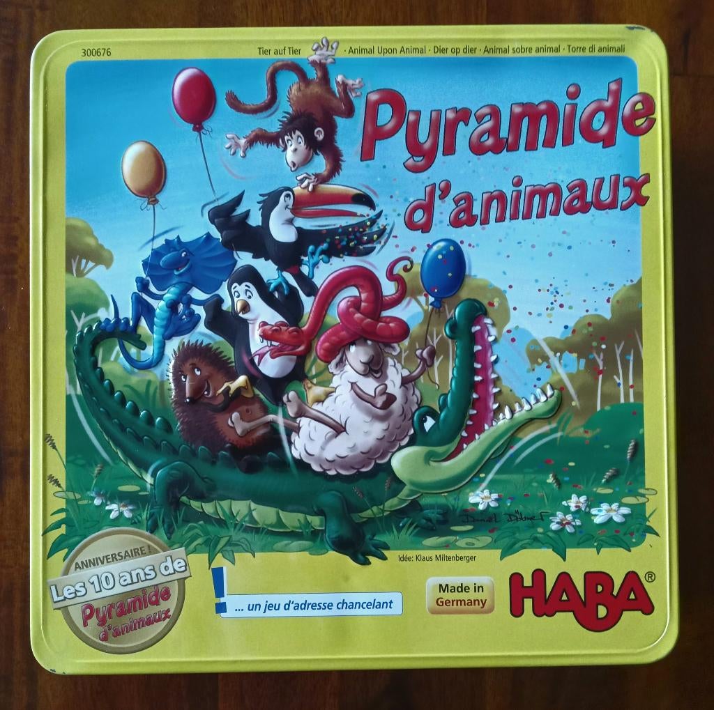 Jeux Pyramide d'animaux, Neuf, Jeu de voyage, Trois ou quatre joueurs, Haba