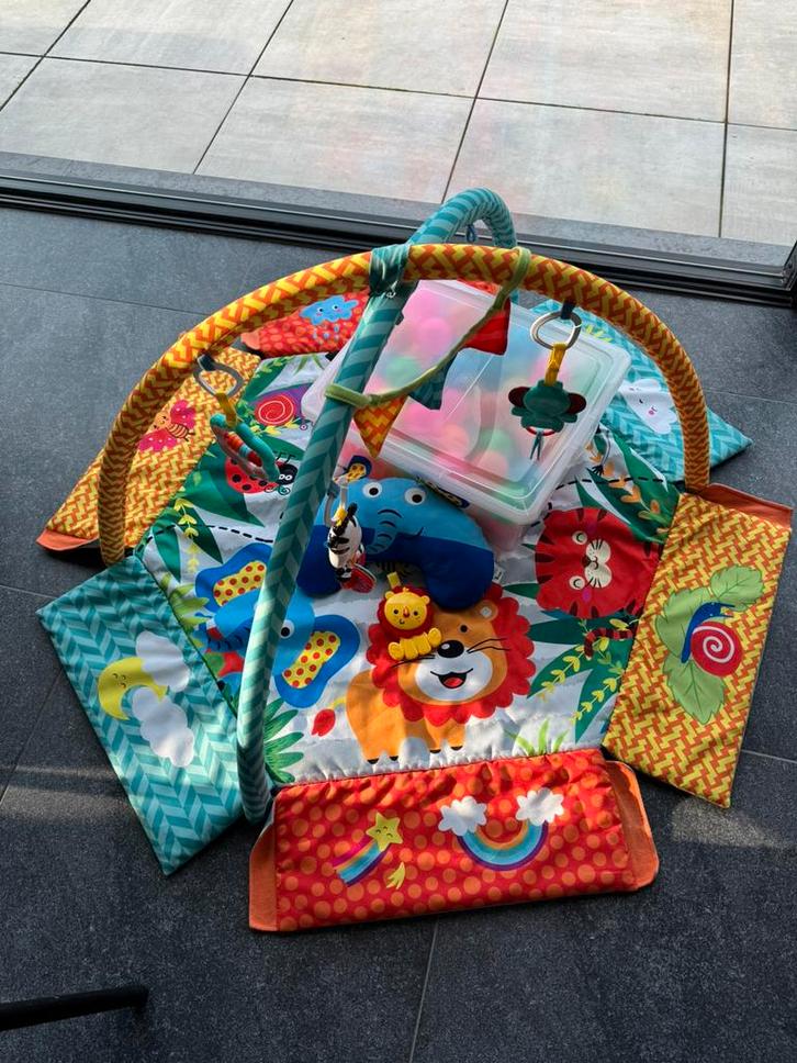 Playgro Speelmat + Ballenbad (2-in-1), Kinderen en Baby's, Speelgoed | Speelkleden, Zo goed als nieuw, Ophalen