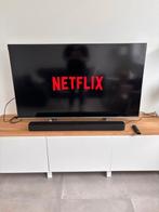 Hisense smart-tv, in perfecte staat met Sony soundbar, Audio, Tv en Foto, LED, 50 Hz, Zo goed als nieuw, 100 cm of meer