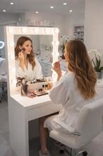 HOOGGLANS WIT KLEUR KAP MAKE UP TAFEL, Ophalen