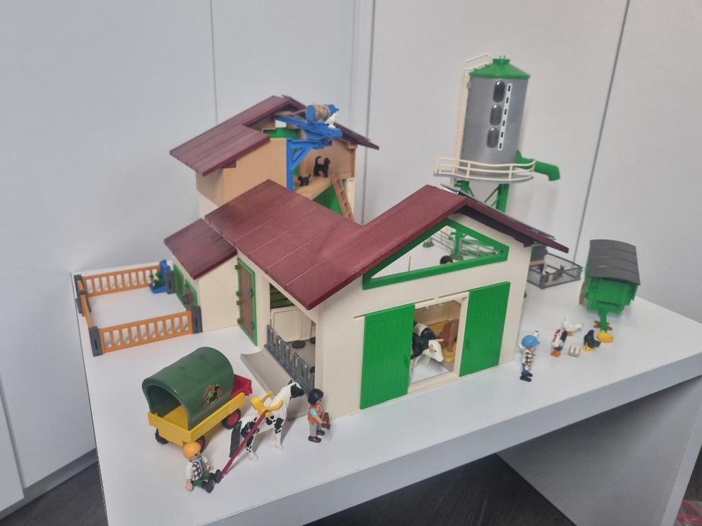 Playmobil boerderij, Kinderen en Baby's, Ophalen, Gebruikt, Complete set