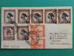 Lettre du Congo belge vers les USA, Timbres & Monnaies, Timbres | Afrique, Enlèvement ou Envoi, Autres pays, Affranchi