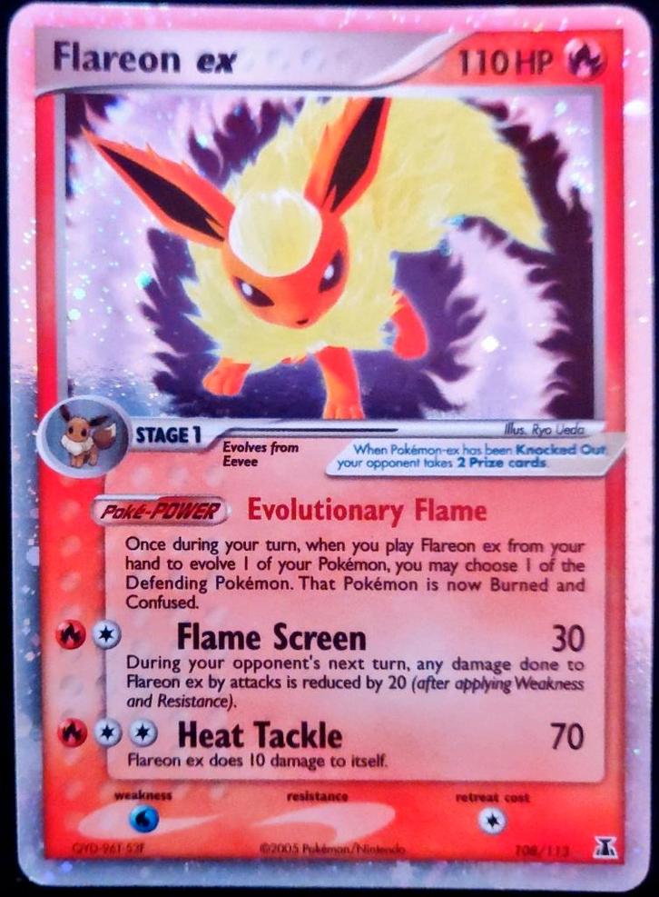 Te koop: Flareon ex (108) Ex Delta Species, Hobby & Loisirs créatifs, Jeux de cartes à collectionner | Pokémon, Enlèvement ou Envoi