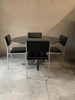 4 eetkamer stoelen jaren ‘70, Comme neuf, Enlèvement, Quatre, Tissus