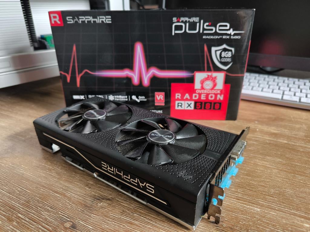 Sapphire Pulse Radeon RX 580 8 GB grafische kaart, Ophalen, HDMI, AMD, GDDR5