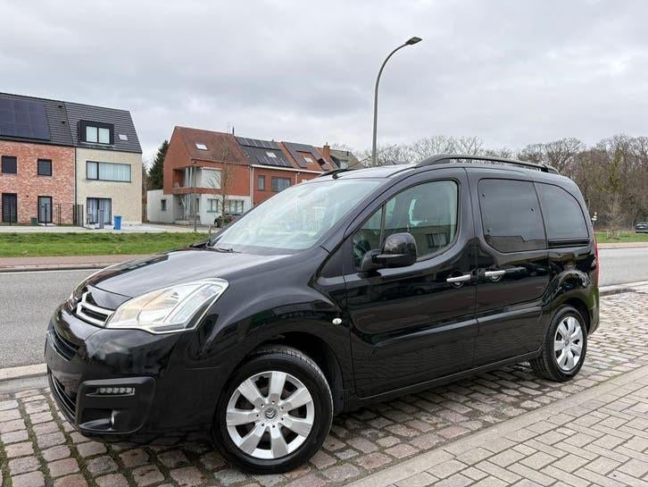 Citroen Berlingo | 12 M Garantie |106Dkm |1.6 Benzine |2016|, Auto's, Voorwielaandrijving, 4 cilinders, 72 kW, Zwart