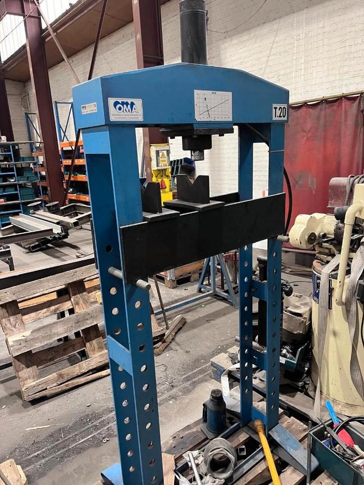 OMA PR20 hydraulische workshop pers, Doe-het-zelf en Bouw, Gereedschap | Overige machines, Gebruikt, Ophalen