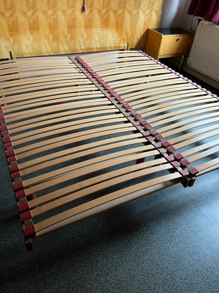Sommier à lattes (2 pièces), 90 cm, Une personne, Enlèvement, Utilisé