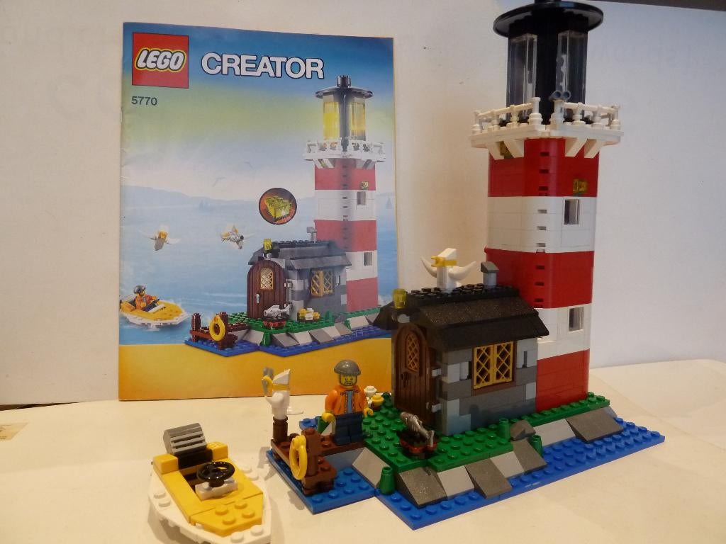 Lego Creator 3 in 1 5770 Lighthouse Island, Compleet, Lego, Ophalen of Verzenden, Zo goed als nieuw