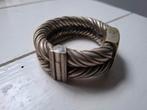 Bracelet d'esclave africain ancien en métal argenté décorati, Enlèvement ou Envoi
