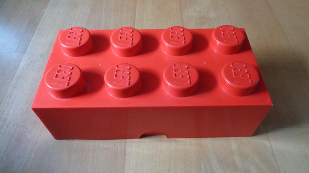 lego grote opbergbox rood, Ophalen, Overige thema's, Lego, Zo goed als nieuw