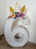 Grote Cijfer 6 Eenhoorn 105cm Verjaardag Decoratie, Kinderen en Baby's, Kindermode-accessoires, Ophalen of Verzenden, Zo goed als nieuw