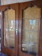 Belles portes intérieures doubles anciennes, Enlèvement, Verre