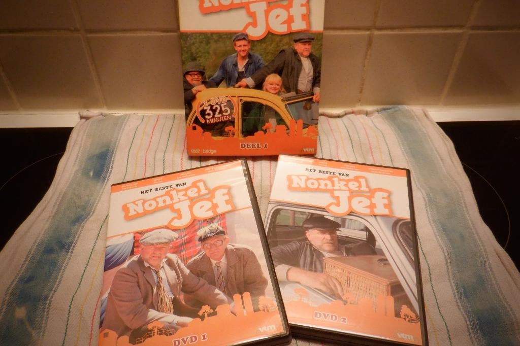DVD BOX Het Beste Van Nonkel Jef Deel 1.(2-DVD'S), Actiekomedie, Alle leeftijden, Boxset, Ophalen of Verzenden