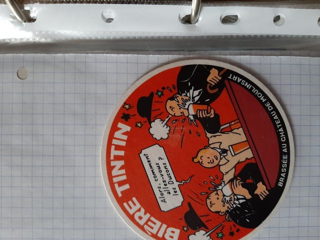 Kuifje bierviltje, Tickets en Kaartjes