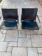 Martin Visser SZ02 orginele lederen fauteuils, Huis en Inrichting, Ophalen, Gebruikt, Leer