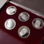 Proof serie Belgisch koningshuis Zilver 149g, Timbres & Monnaies, Monnaies | Belgique, Enlèvement ou Envoi, Argent, Argent