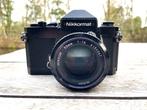 Nikkormat FT2 + 50 mm 1.4, Ophalen of Verzenden, Gebruikt, Spiegelreflex, Nikon
