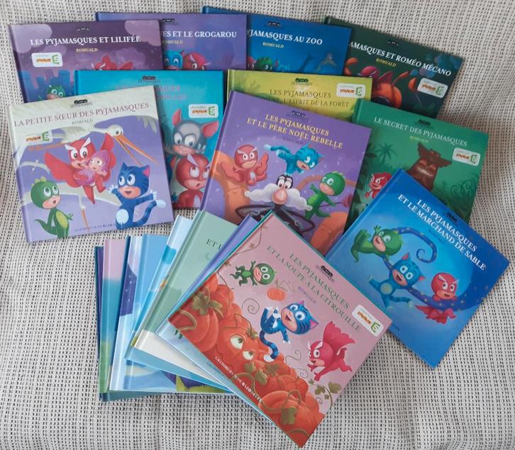 22 livres "Pyjamasques" (n1 au n22), Livres, Livres pour enfants | 4 ans et plus, Neuf, Fiction général, 4 ans, Garçon ou Fille