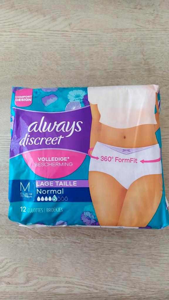 Culottes Always Discreet blanches taille M, Divers, Matériel Infirmier, Neuf, Enlèvement ou Envoi