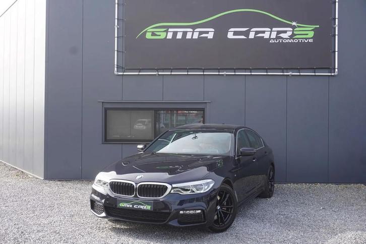 BMW 5 Serie 520 520iA-Aut-Navi-Cam-CruiseC-DodeH-ZetelV-Gara, Auto's, BMW, Bedrijf, Te koop, 5 Reeks, ABS, Airbags, Airconditioning