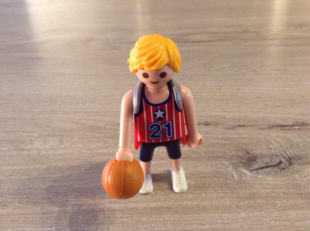 Playmobil basketbal character, Ophalen of Verzenden, Zo goed als nieuw, Los Playmobil