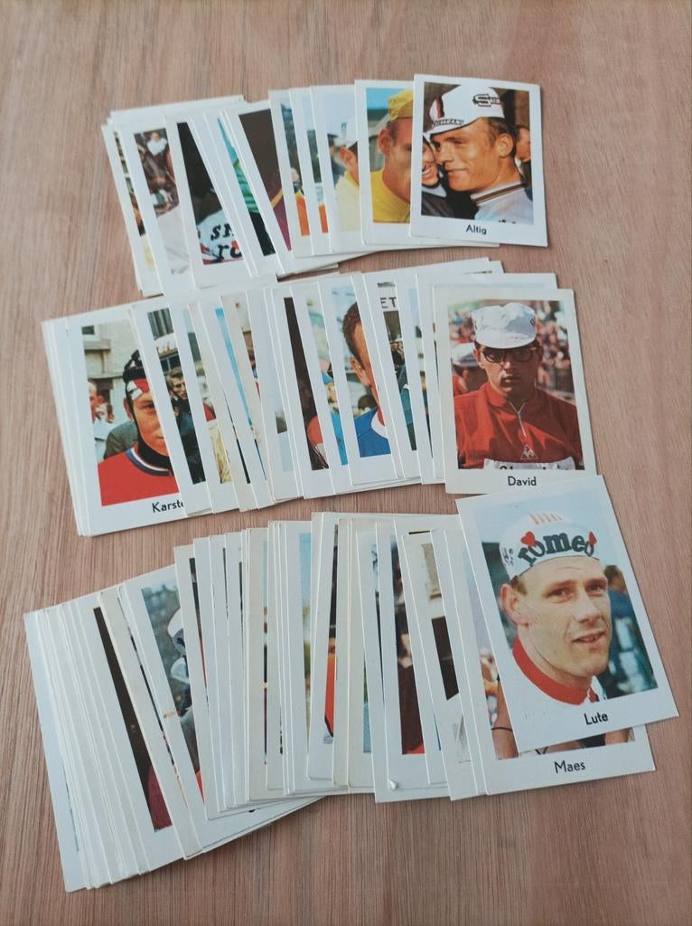 Wielrennen chromo's jaren 60 , 84 verschillende, Ophalen of Verzenden