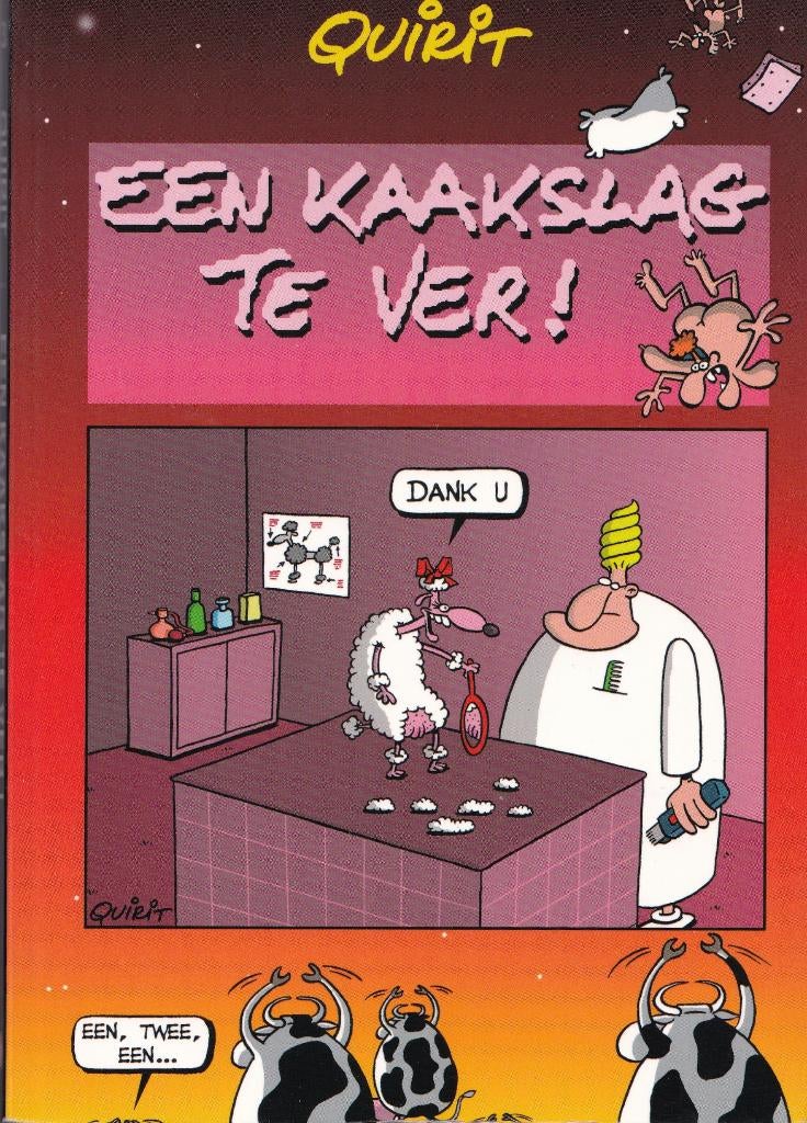 quirit cartoon boeken, Meerdere stripboeken, Ophalen of Verzenden, Gelezen, Quirit