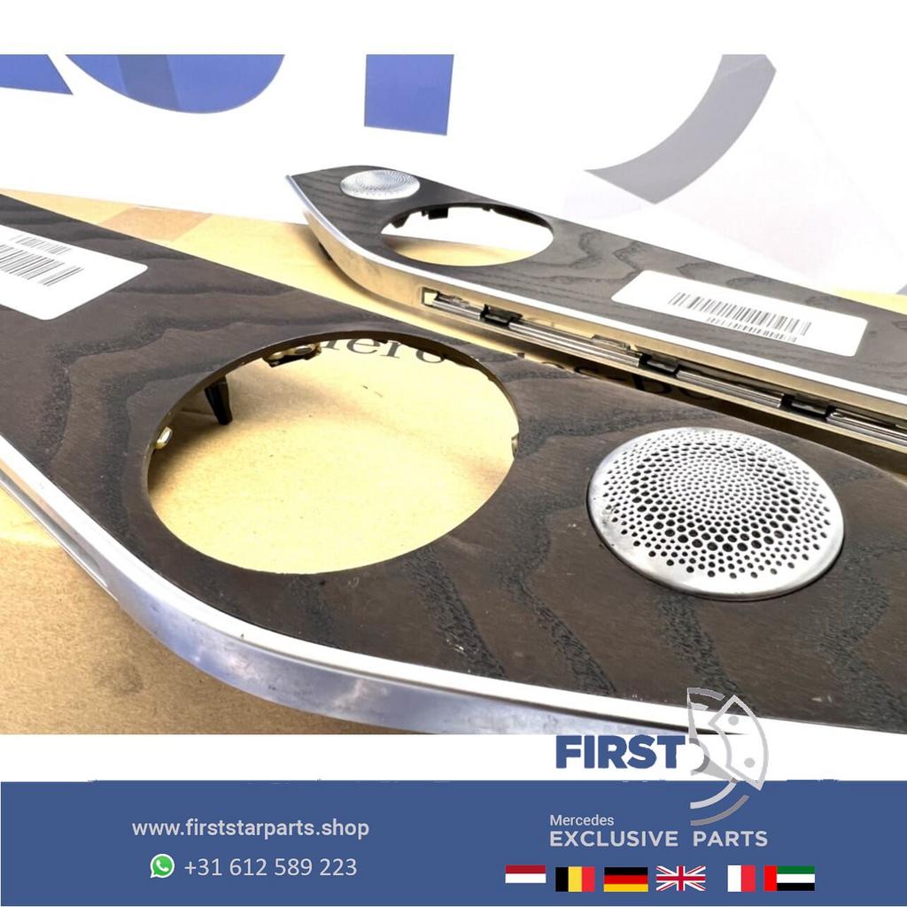 A205 C205 DEURLIJST LINKS + RECHTS ACHTER HOUT BURMESTER mem, Auto-onderdelen, Interieur en Bekleding, Gebruikt, -, Ophalen of Verzenden