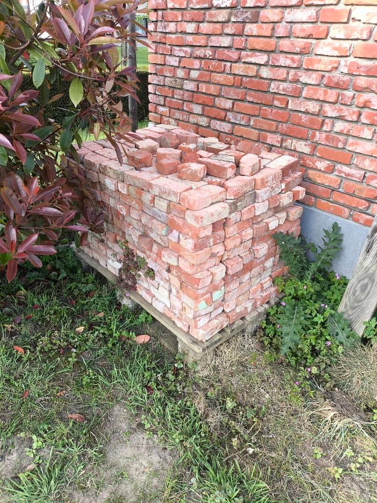 Pallet recup stenen, Ophalen