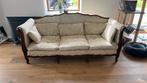 Klassieke houten 3-zit zetel / vintage sofa, Huis en Inrichting, Ophalen, Gebruikt, Driepersoons, 75 tot 100 cm